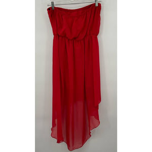 Chocolate Womens Red Dress Size Large